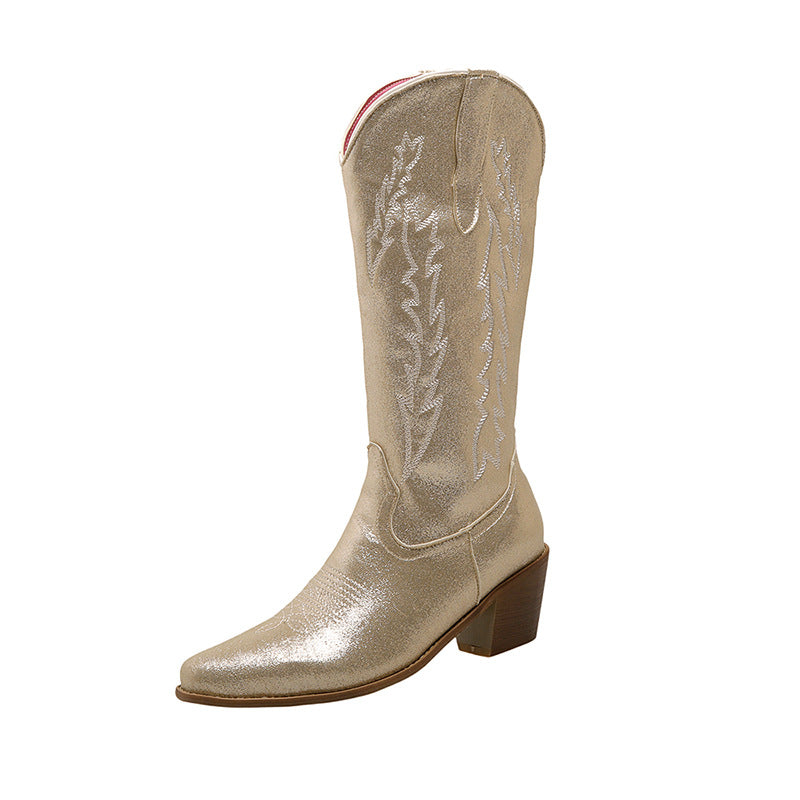 RTS: The Elle Woods Bend and Snap Cowgirl Boot