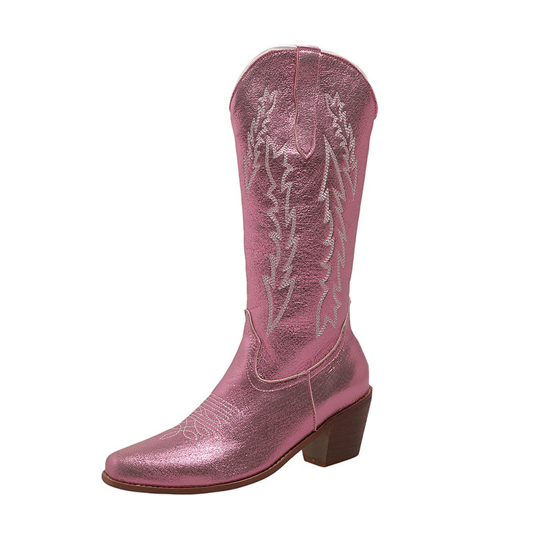 RTS: The Elle Woods Bend and Snap Cowgirl Boot