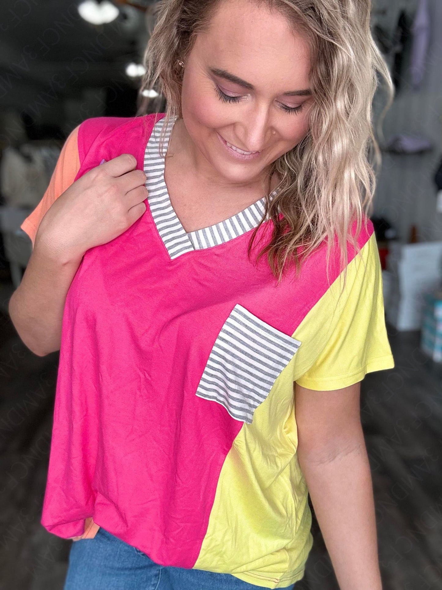 RTS: The Sun-drenched Colorblock Tee