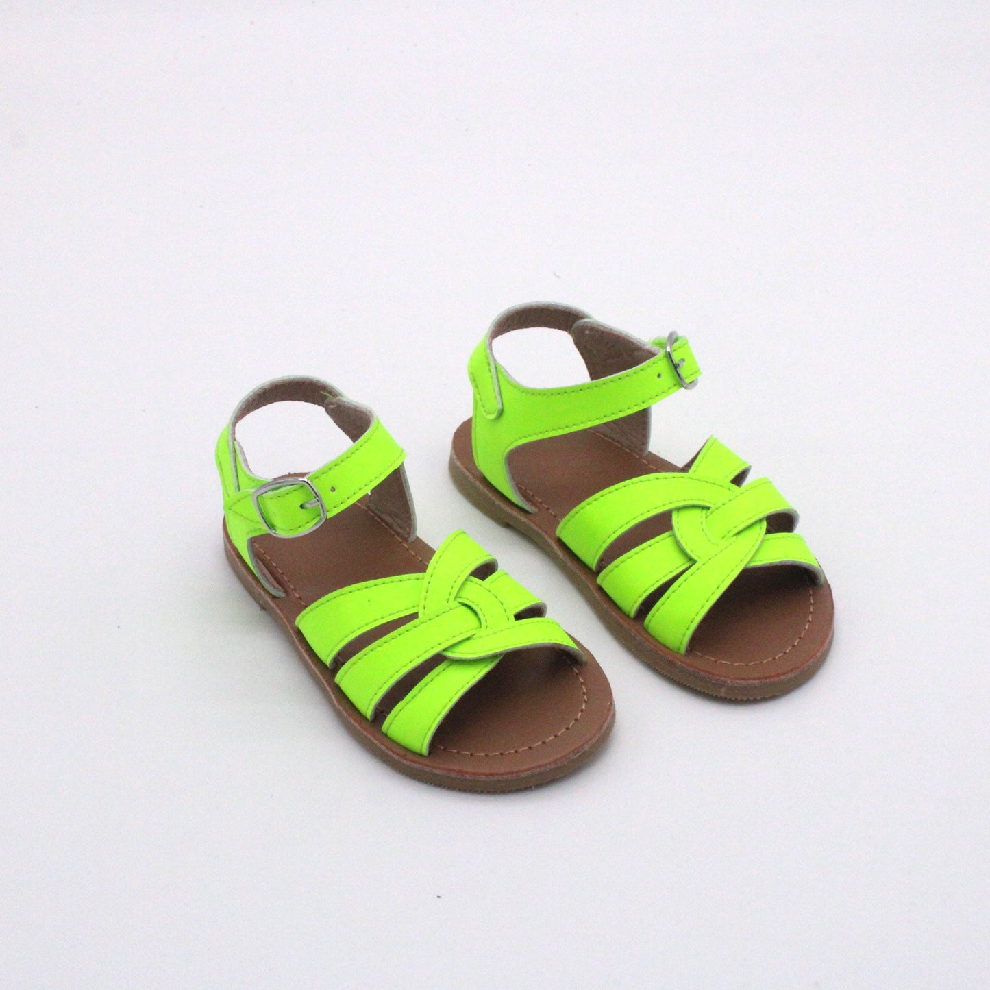 RTS: Youth - Vegan Leather Strappy Sandals