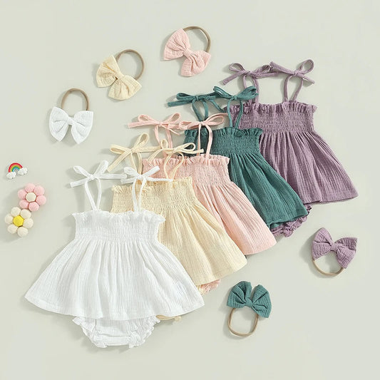 RTS: Dreamy Smocked 3-piece Set