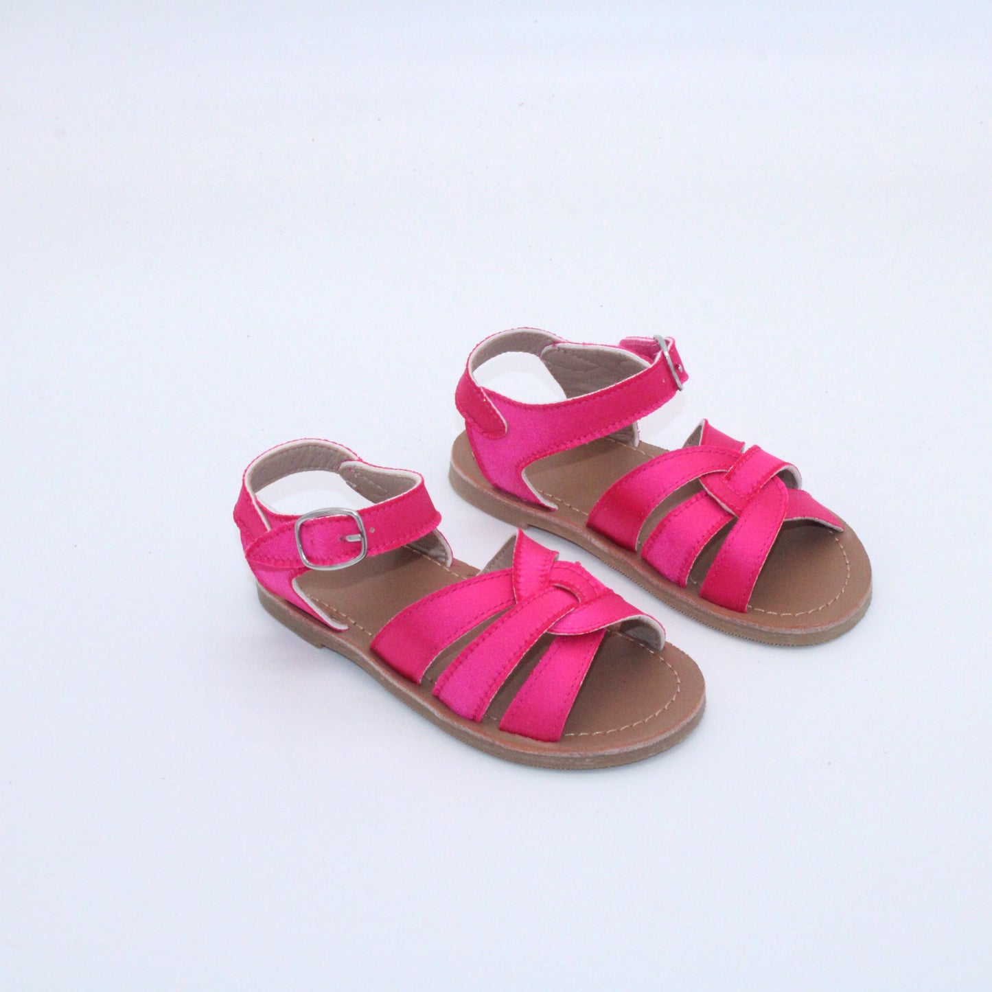 RTS: Youth - Vegan Leather Strappy Sandals