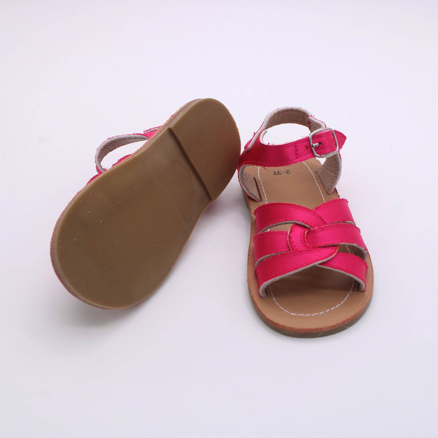 RTS: Youth - Vegan Leather Strappy Sandals