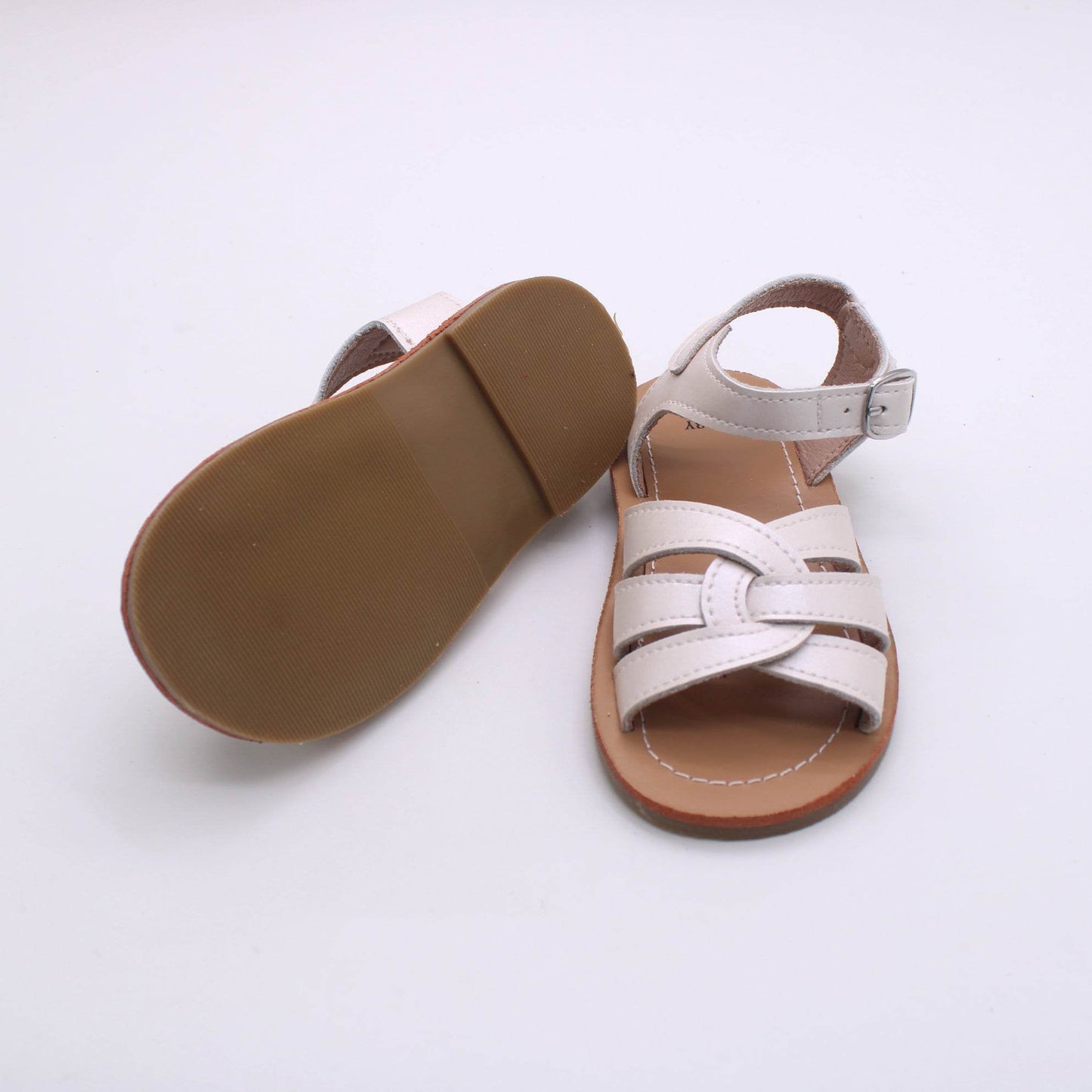 RTS: Youth - Vegan Leather Strappy Sandals