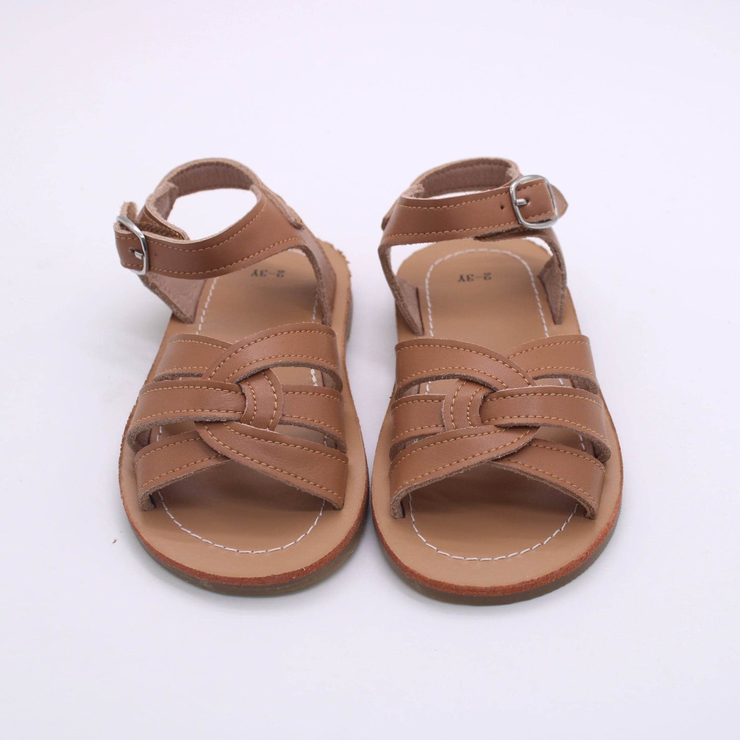 RTS: Youth - Vegan Leather Strappy Sandals