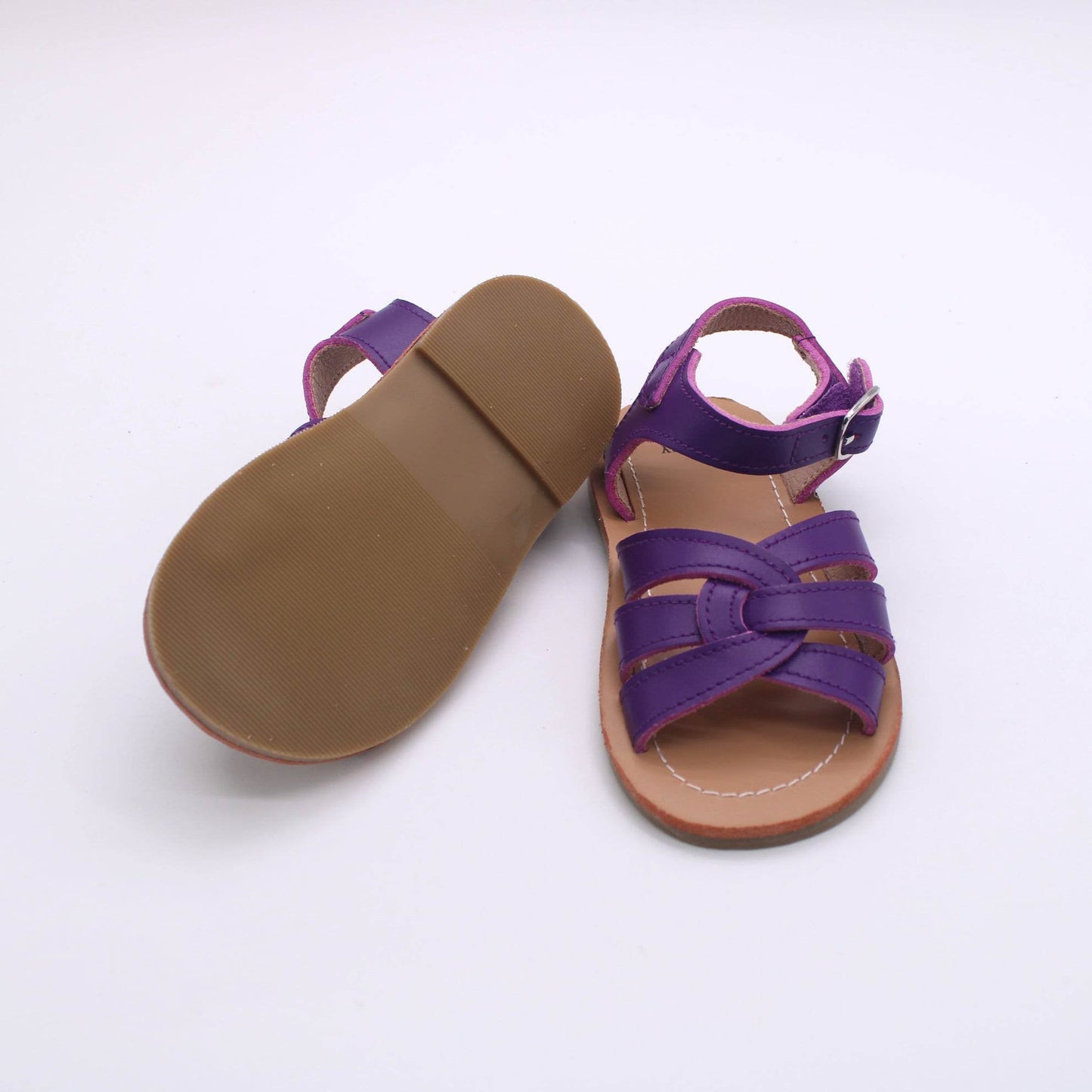 RTS: Youth - Vegan Leather Strappy Sandals