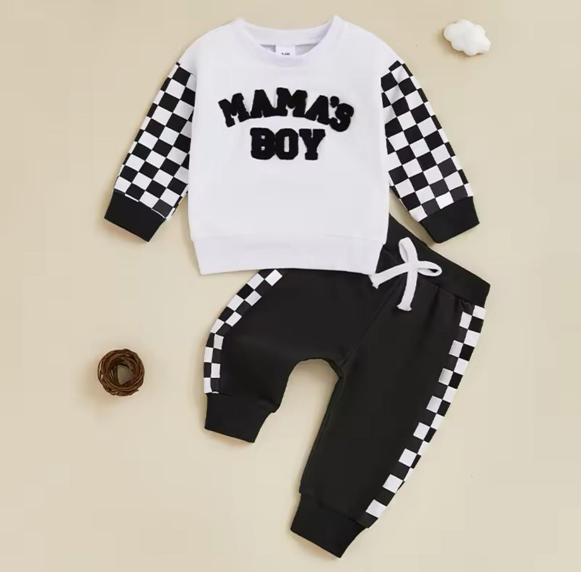 PREORDER: Mama's Boy Patch Checker Set 9.23.24 OSYM