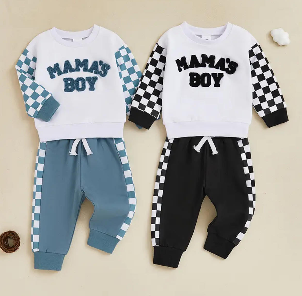 PREORDER: Mama's Boy Patch Checker Set 9.23.24 OSYM