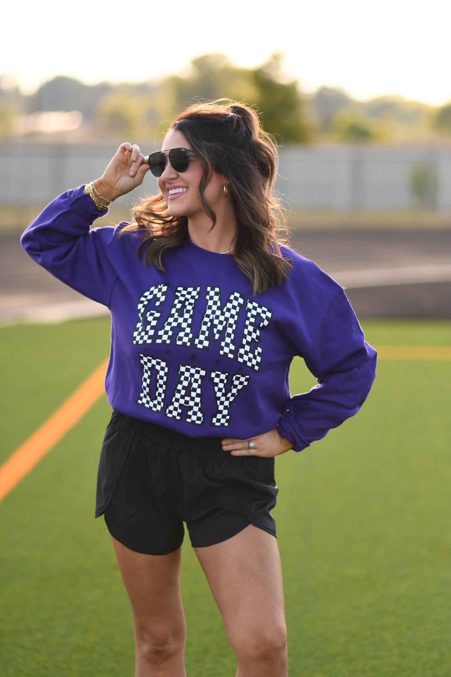 Purple Gameday Sweatshirt