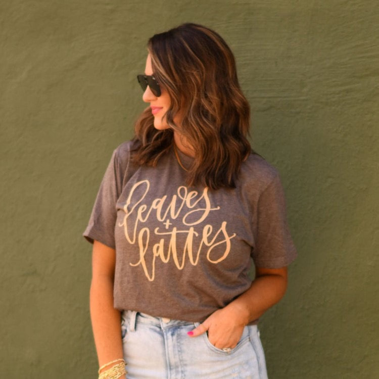 Leaves and Lattes Tee