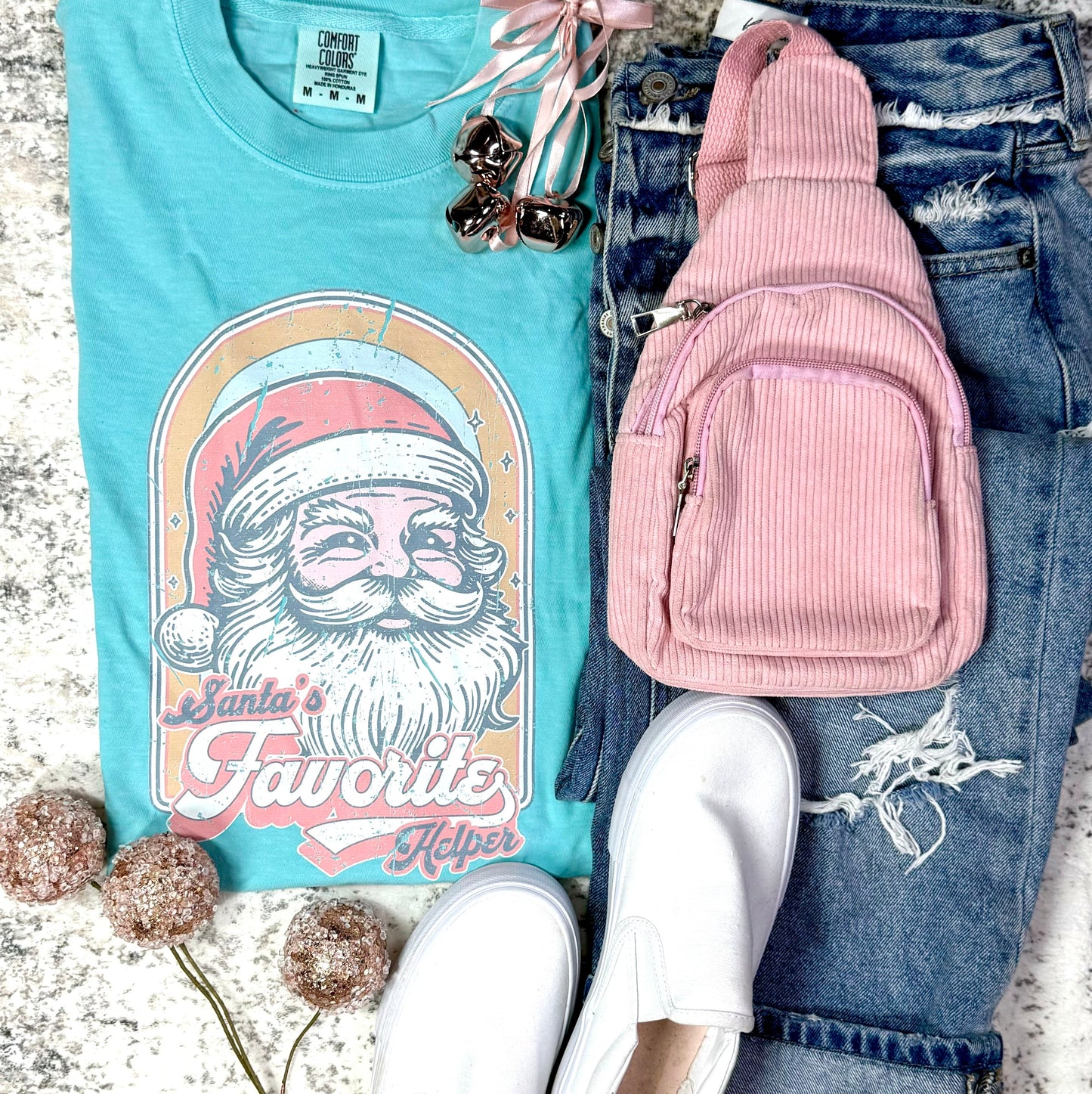 Santa's Helper Long/Short Tee