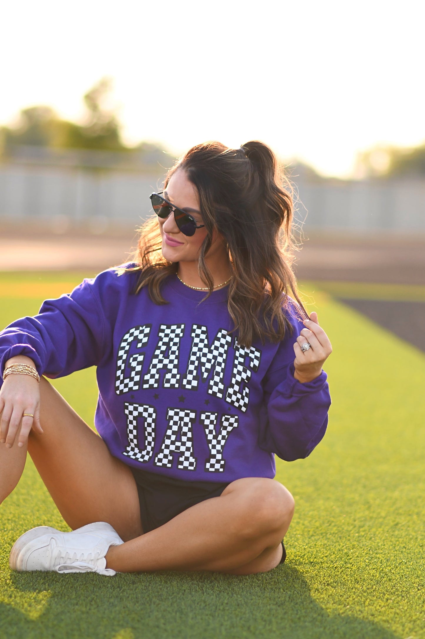 Purple Gameday Sweatshirt