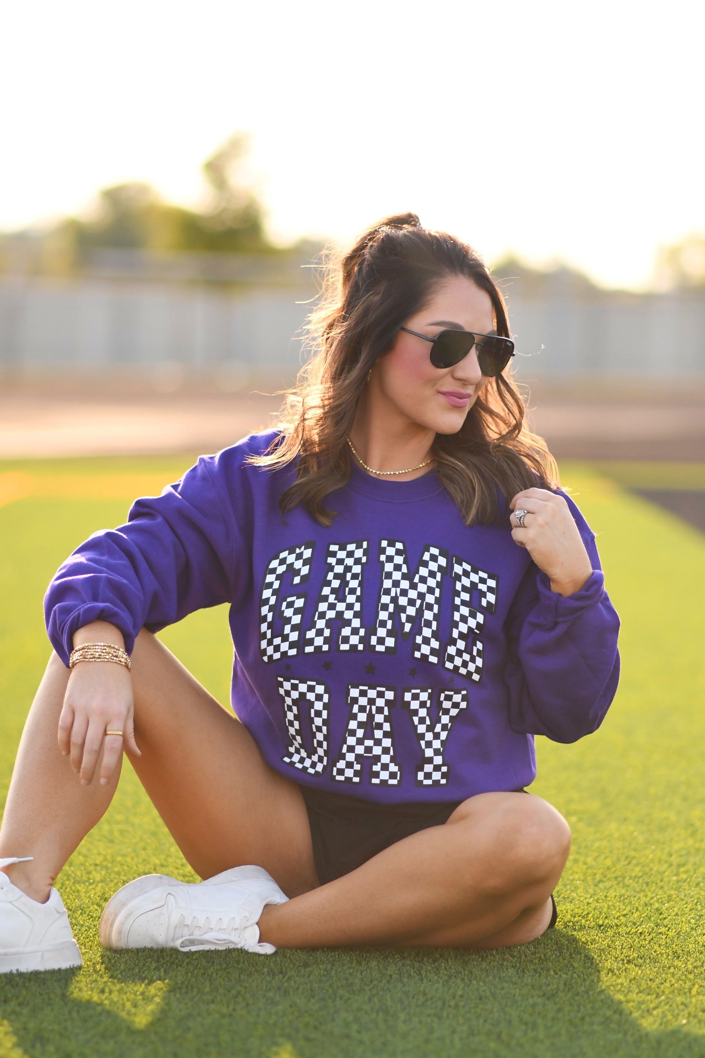 Purple Gameday Sweatshirt