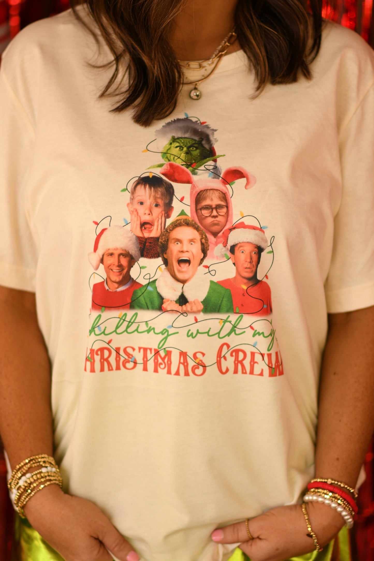 Chillin' With My Christmas Crew Tee