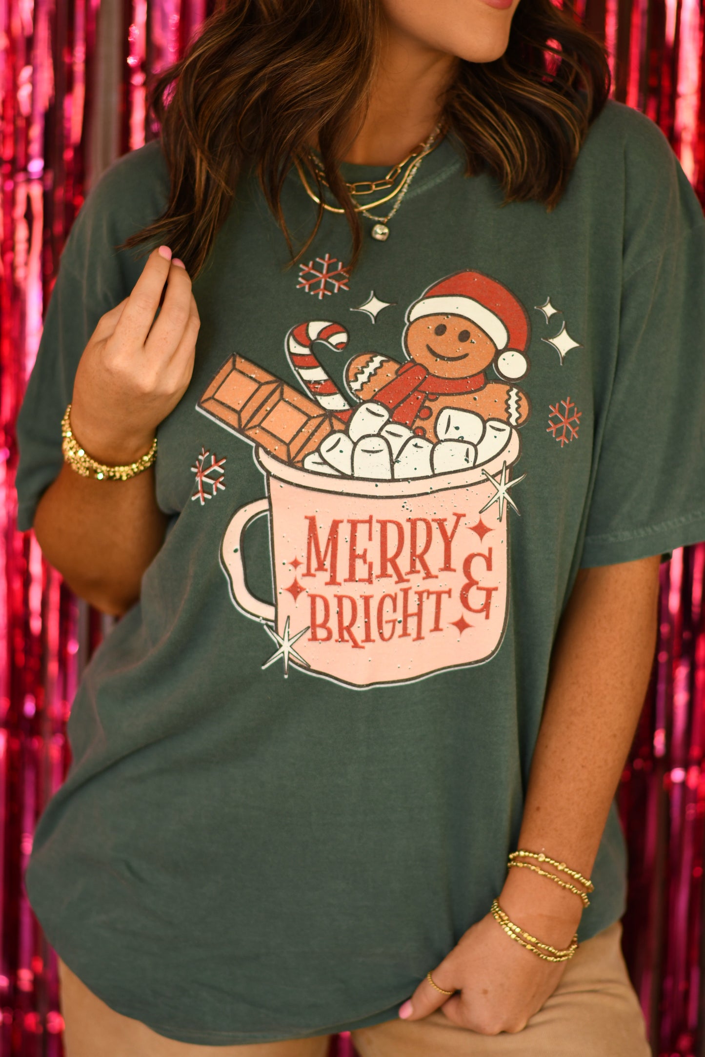 Merry and Bright Cup of Cocoa Tee