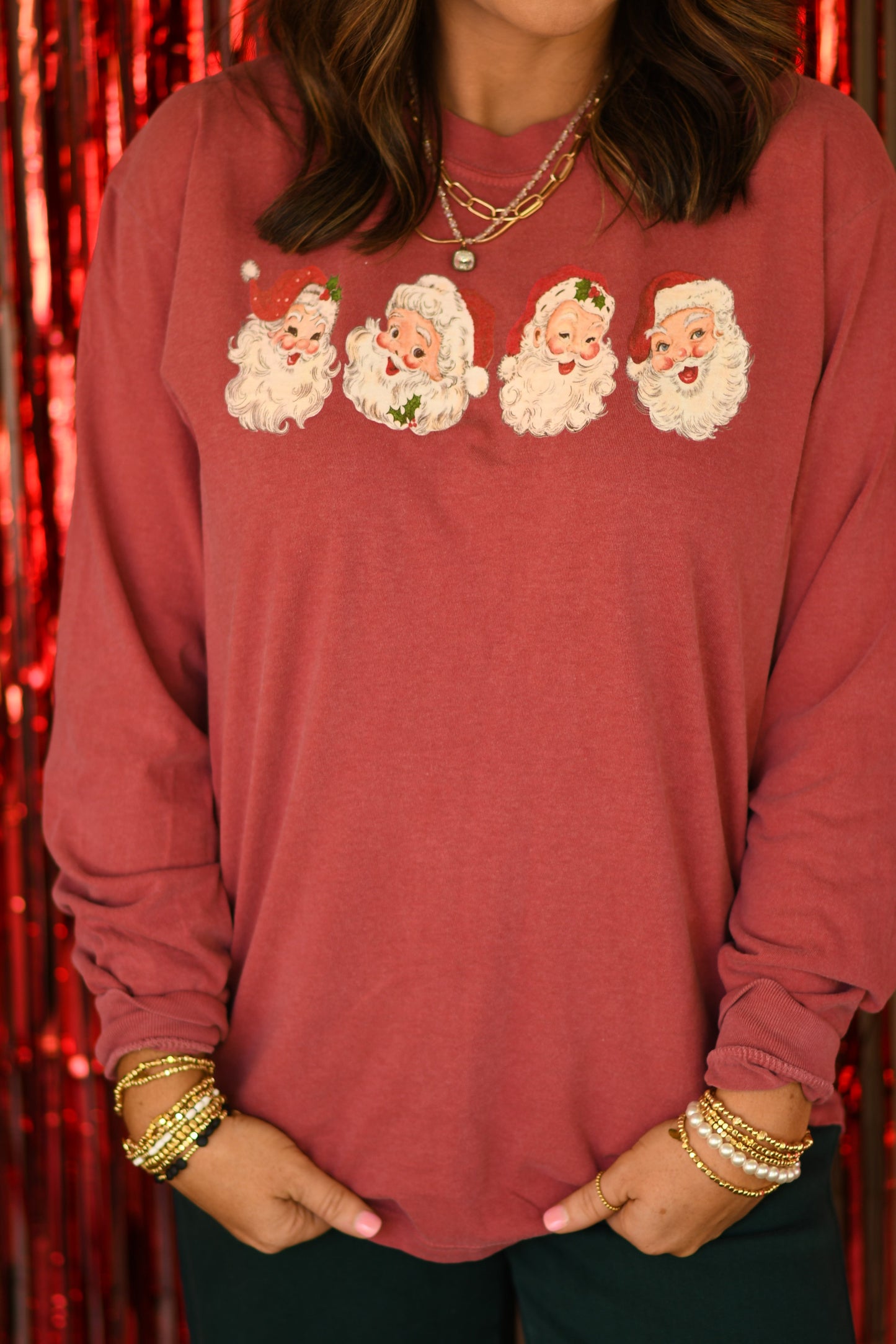 Vintage Santa Tee/LS Tee