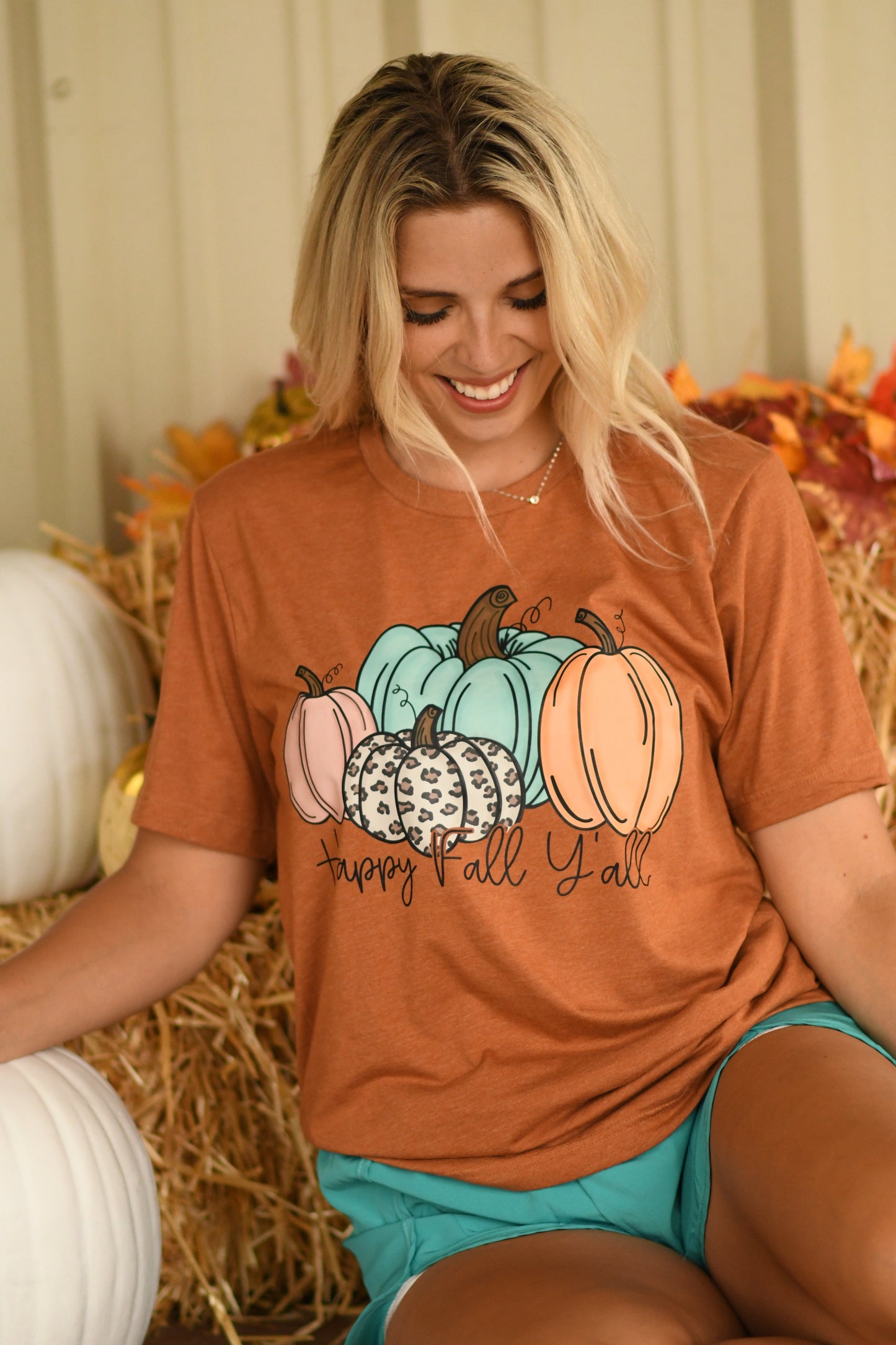 Happy Fall Yall Pumpkin Tee