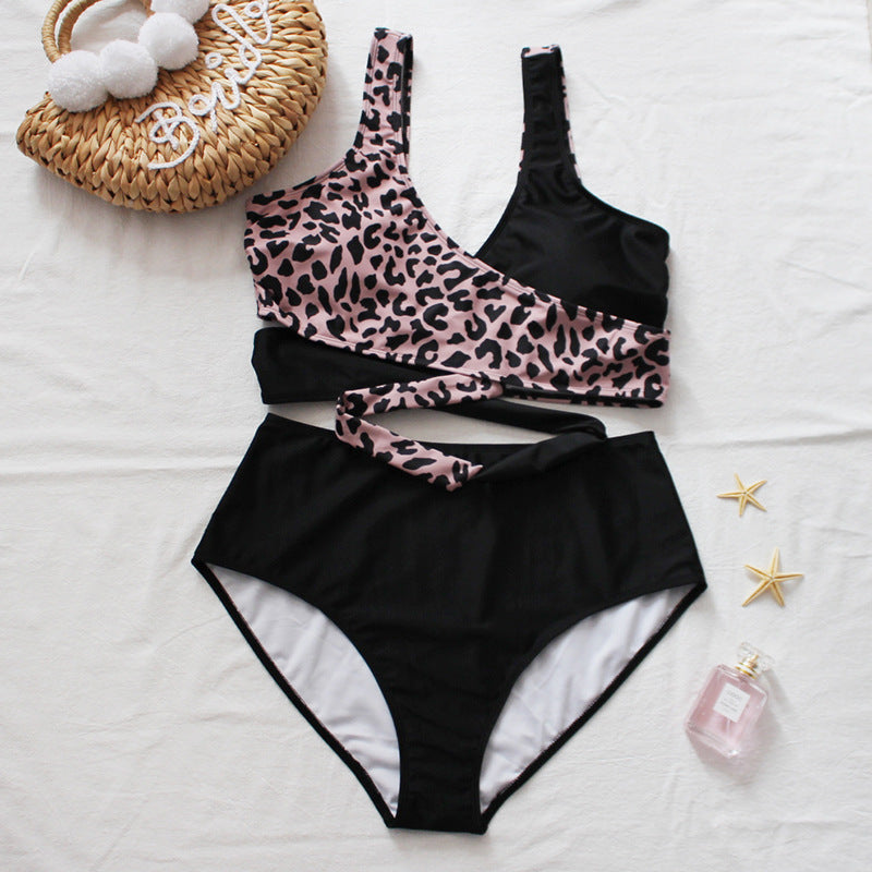 rts: The Leena Leopard Two Piece Swim