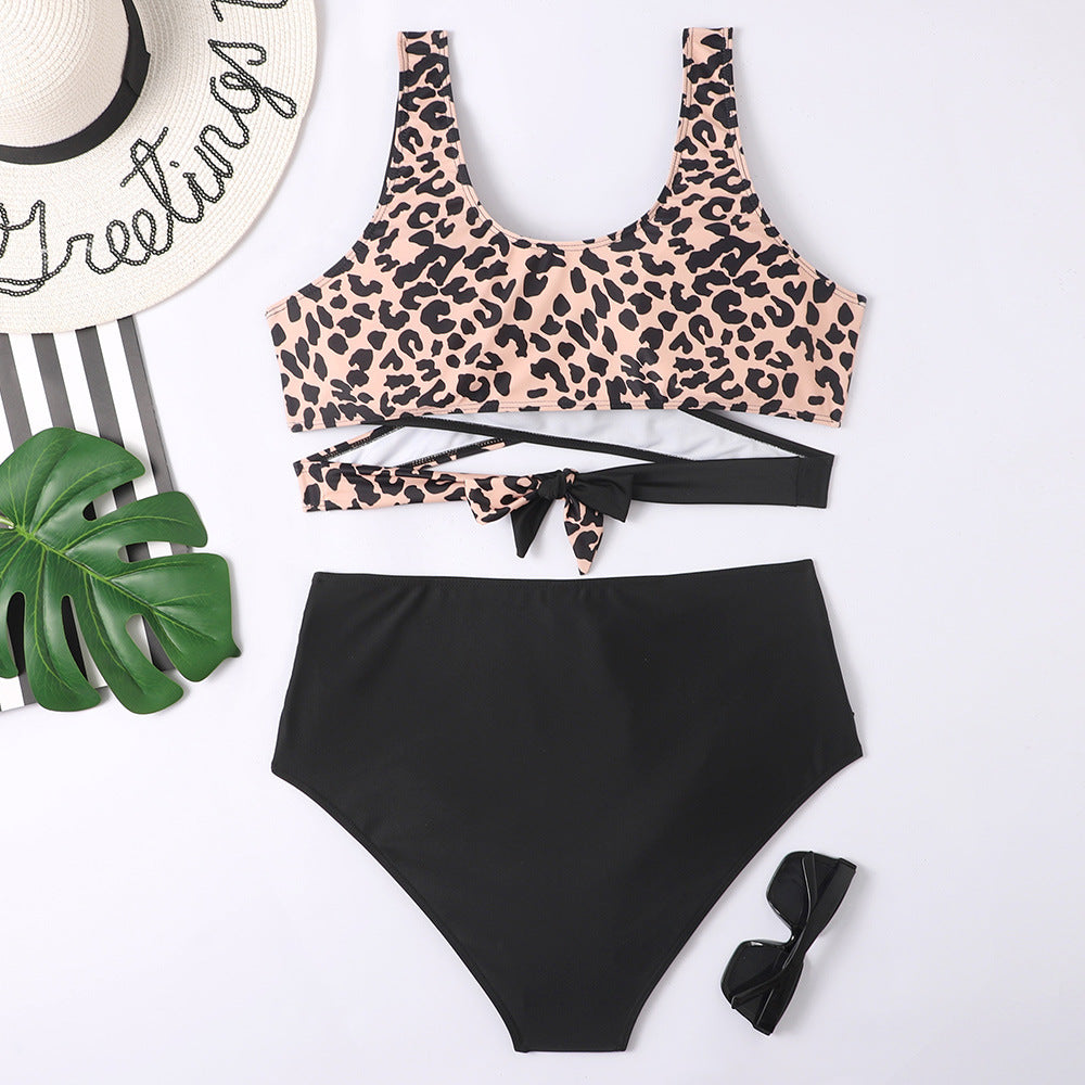 rts: The Leena Leopard Two Piece Swim