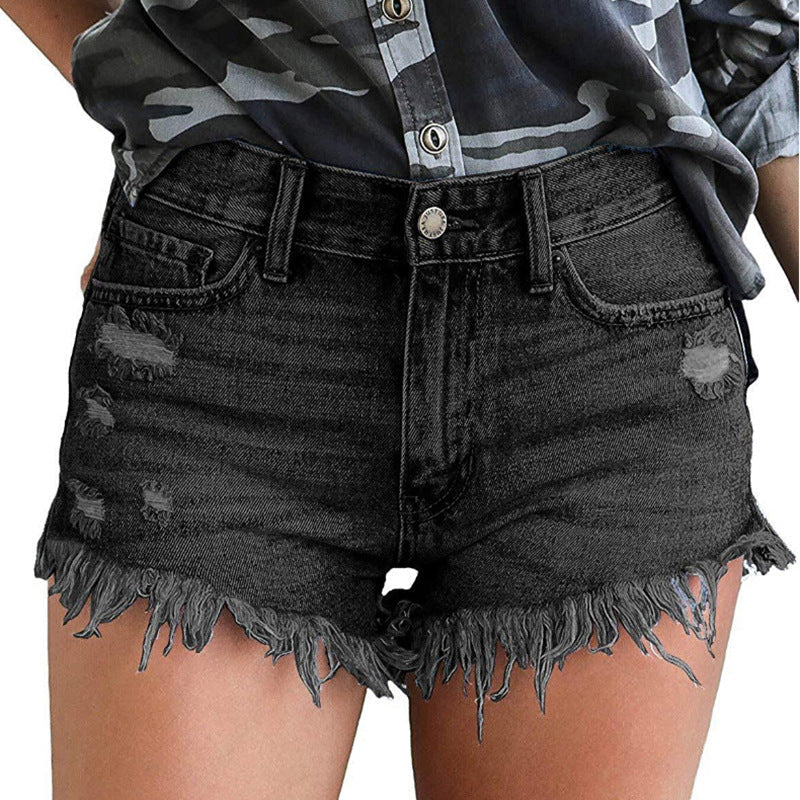 RTS: Cuffed Jean and frayed Jean Shorts*