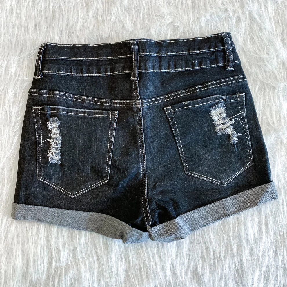 RTS: Cuffed Jean and frayed Jean Shorts*