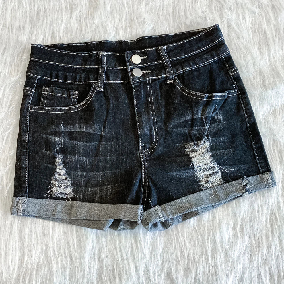 RTS: Cuffed Jean and frayed Jean Shorts*