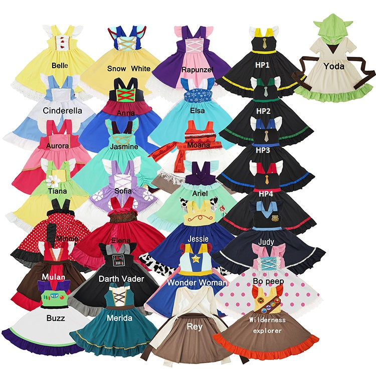 RTS: CHARACTER TWIRL DRESSES