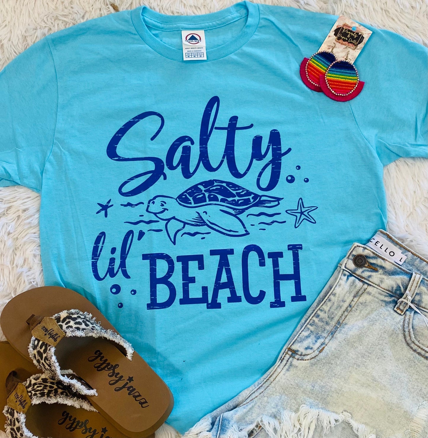 Salty Lil Beach Tee (stock)