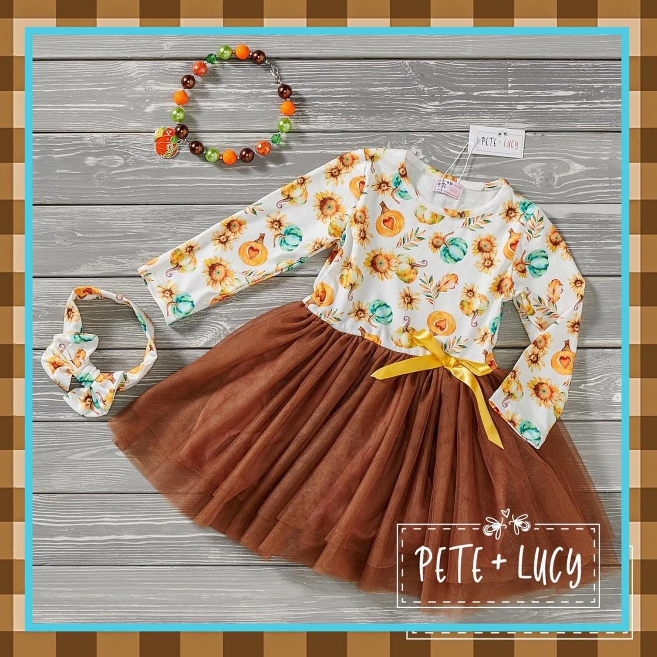 Pumpkin Love Tulle Dress