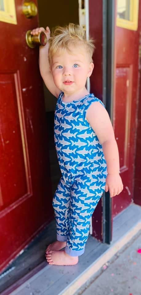 Not So Baby Shark Romper