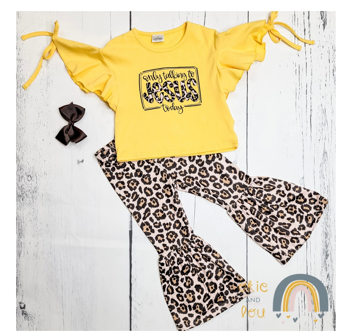 Jesus and Leopard Two Piece Set