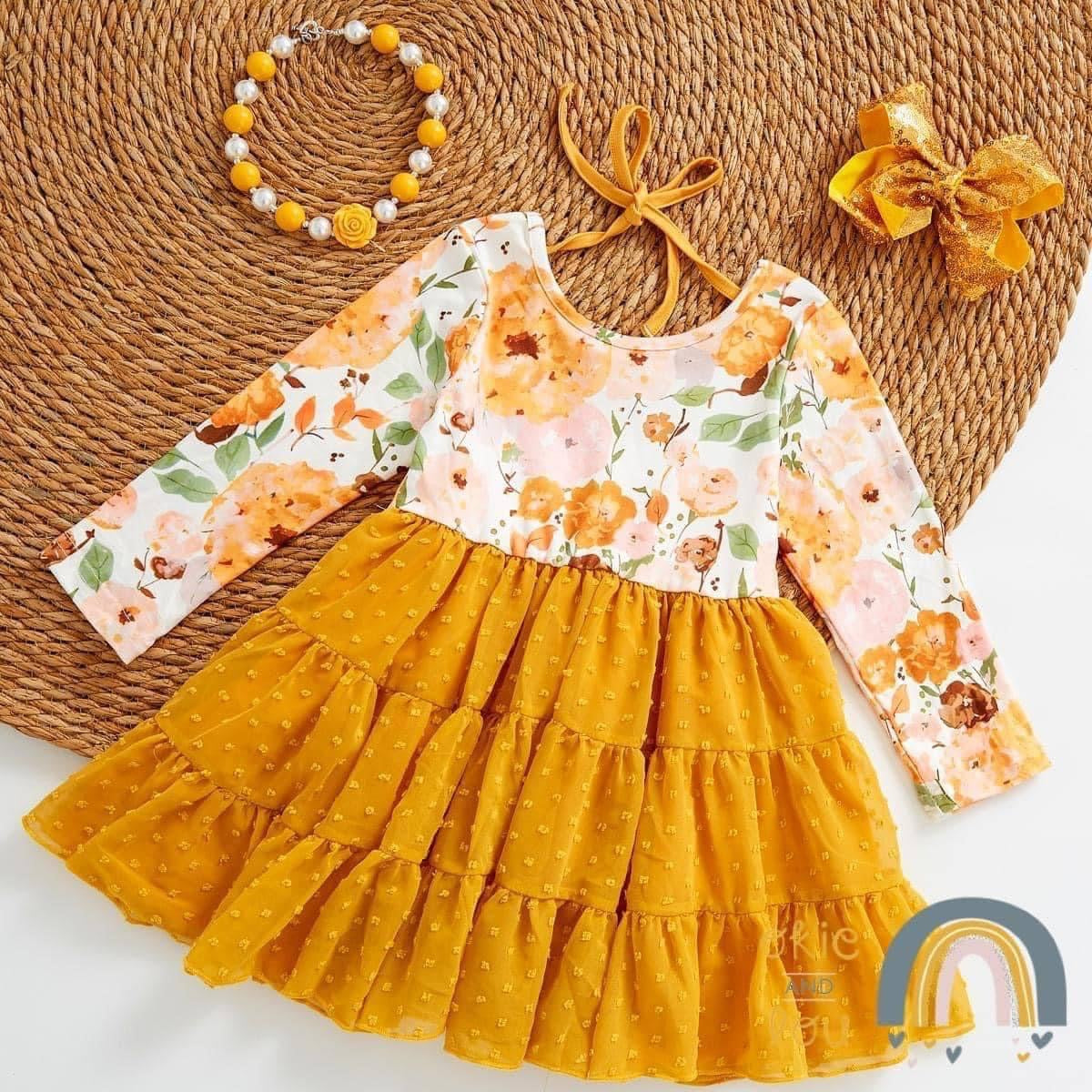 Golden Poppy Tulle Dress